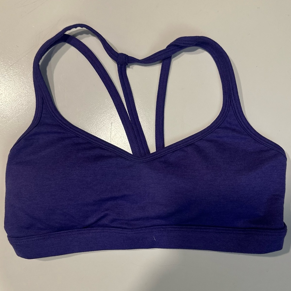 P'tula Deep Purple Strappy Sports Bralette